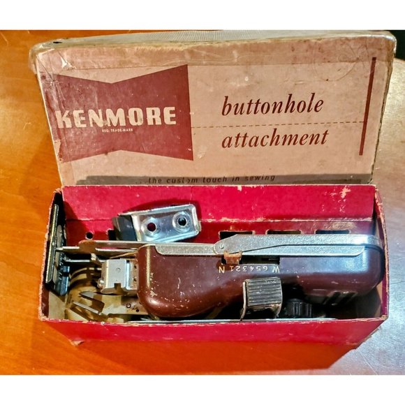 Kenmore Buttonholer Vintage Sewing Machine Attachment Kit - Picture 2 of 6
